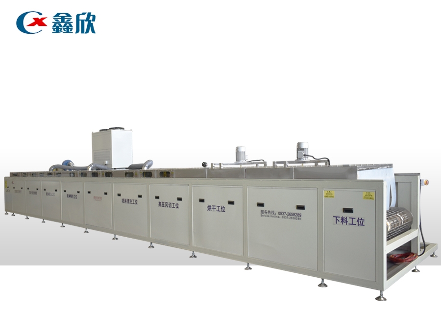 零部件檢修線清潔設備流水線及配套工作臺